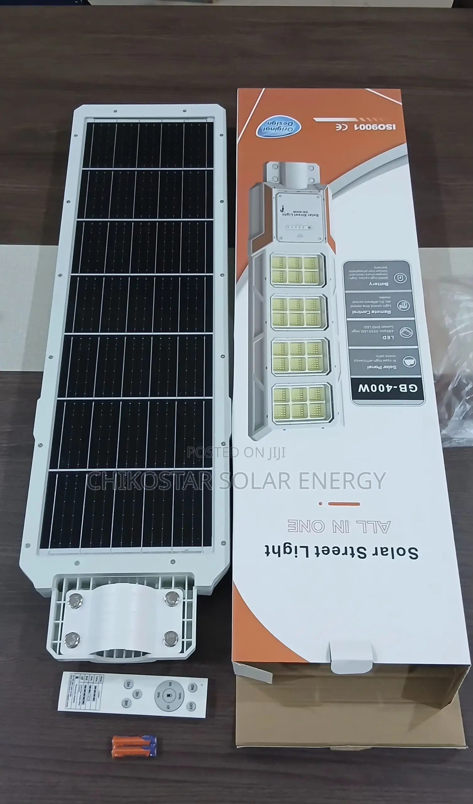 400W All-in-One Solar Street Light (GB-400W) With Remote
