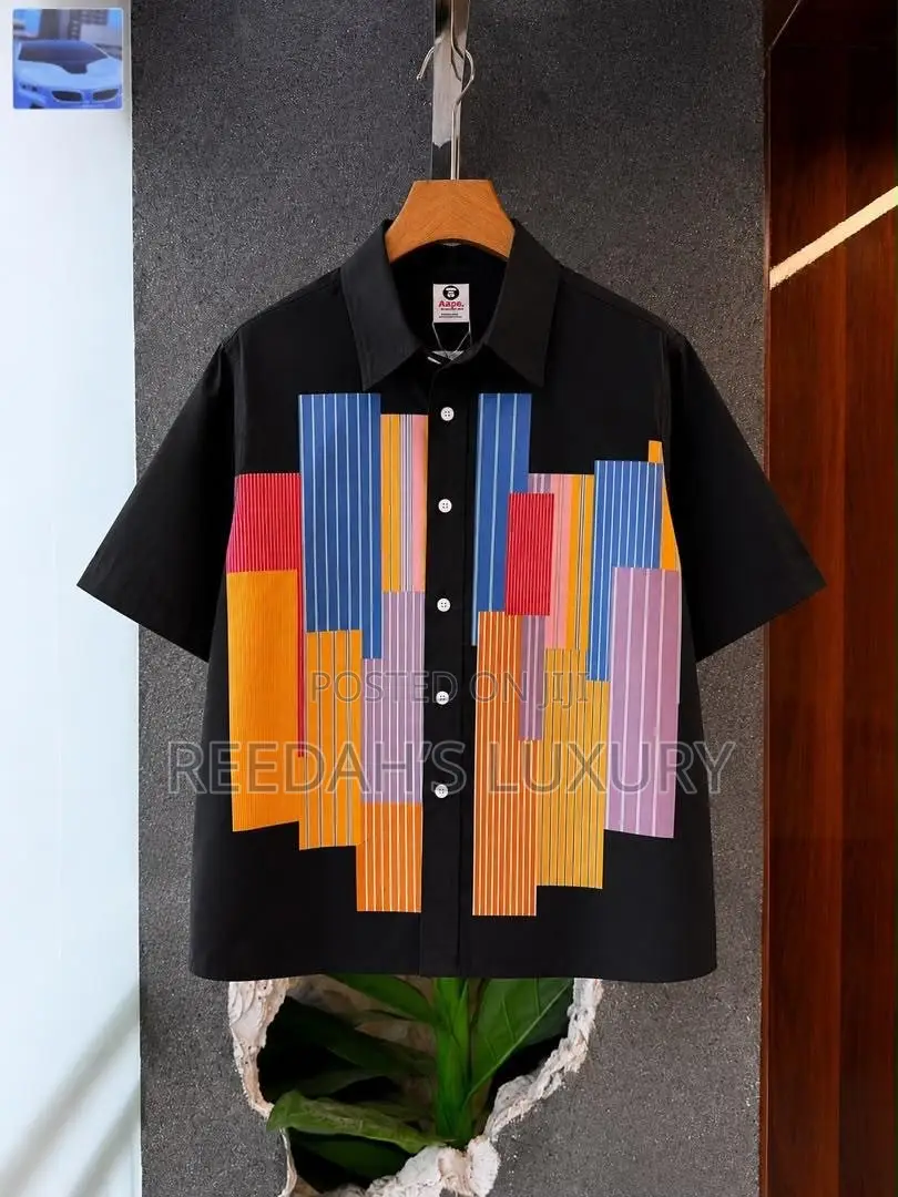 Men’s Modern Geometric Shirt