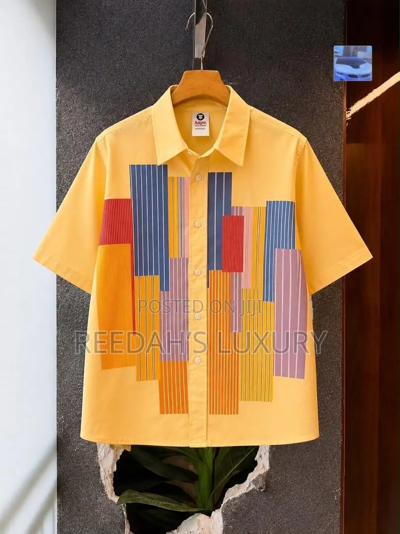 Men’s Modern Geometric Shirt
