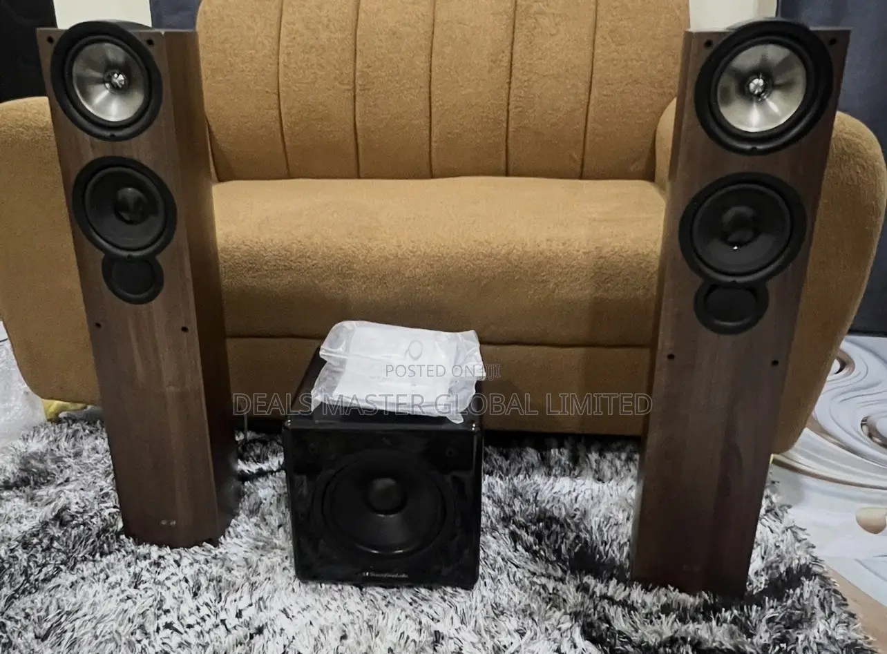 Excellent UK Two KEFIQ50 Speakers +Wharfedale Subwoofer HIFI SPEAKERS