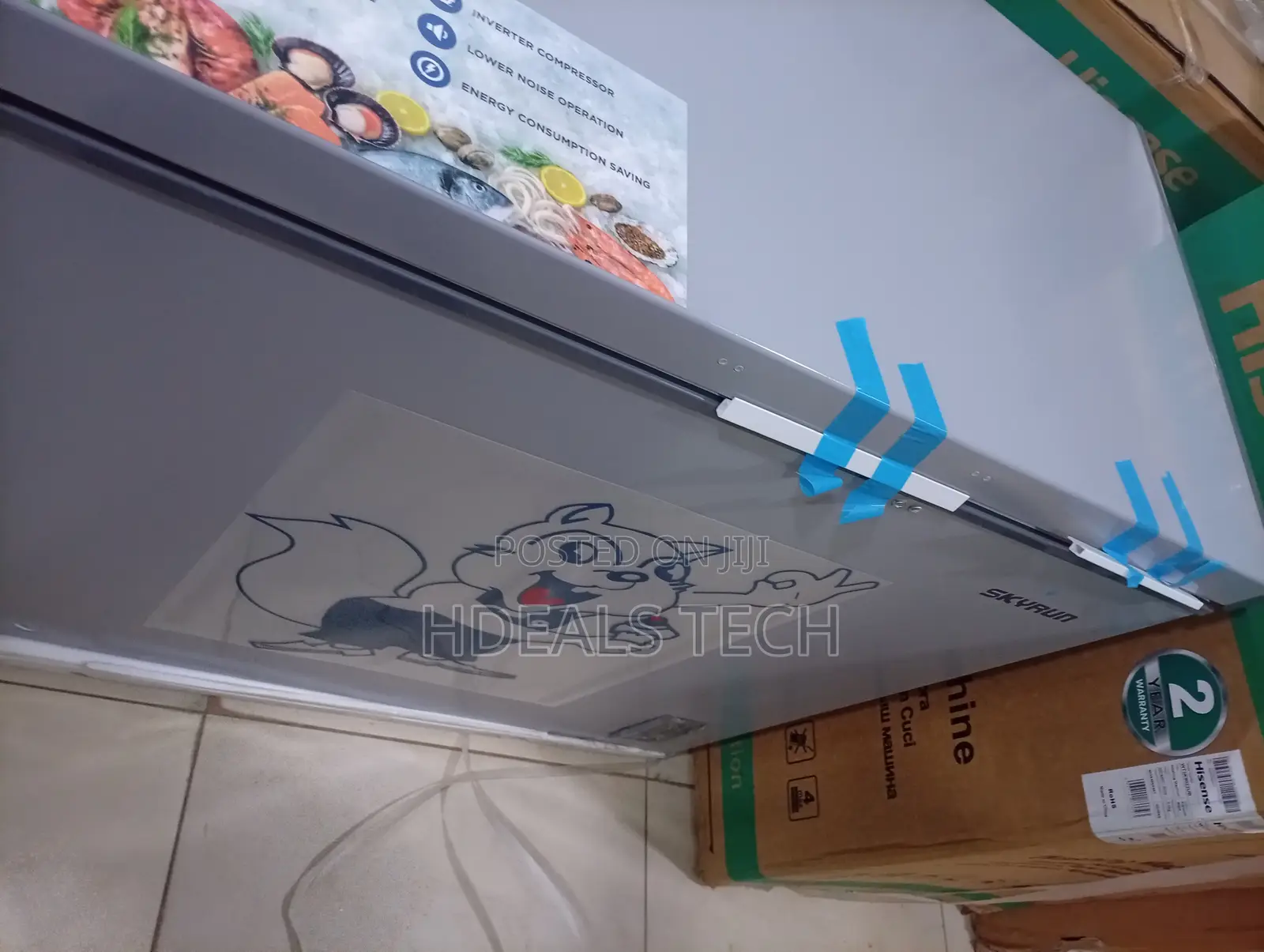 Skyrun BD-250AI Chest Freezer – Spacious Cold Storage