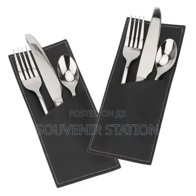 Leather Cutlery Pouch