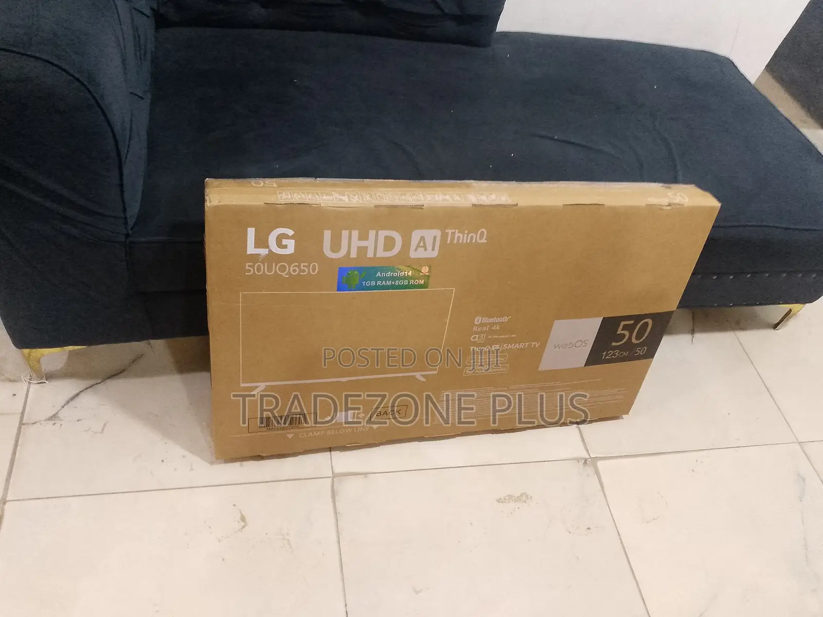 50” LG Uhd Smart TV – Model 50uq650