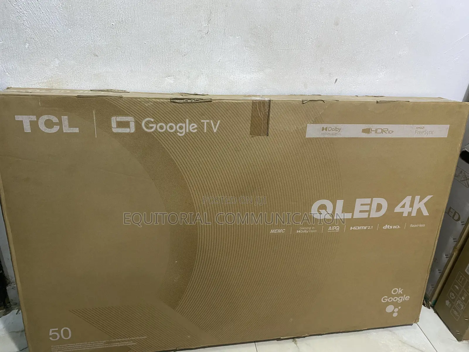 TCL 50 Inch Qled Smart TV 50c645 With 100-240v Power