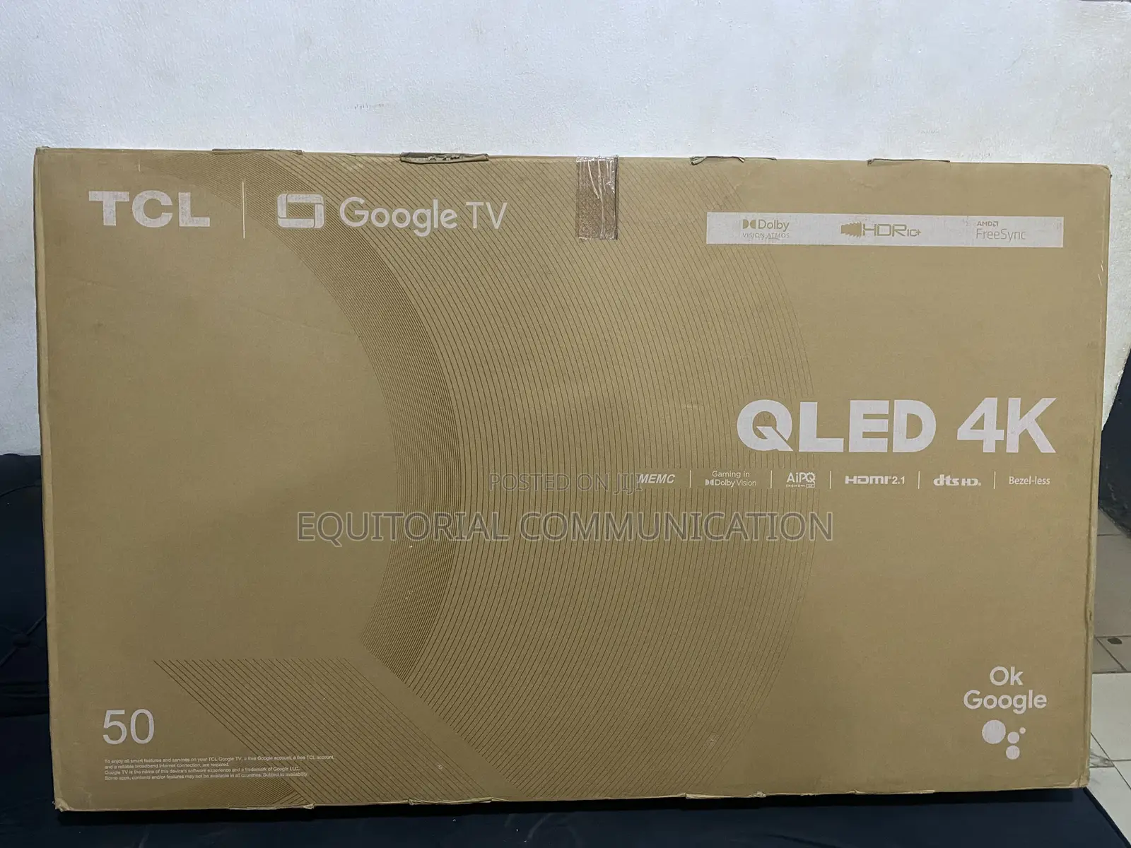 TCL 50 Inch Qled Smart TV 50c645 With 100-240v Power