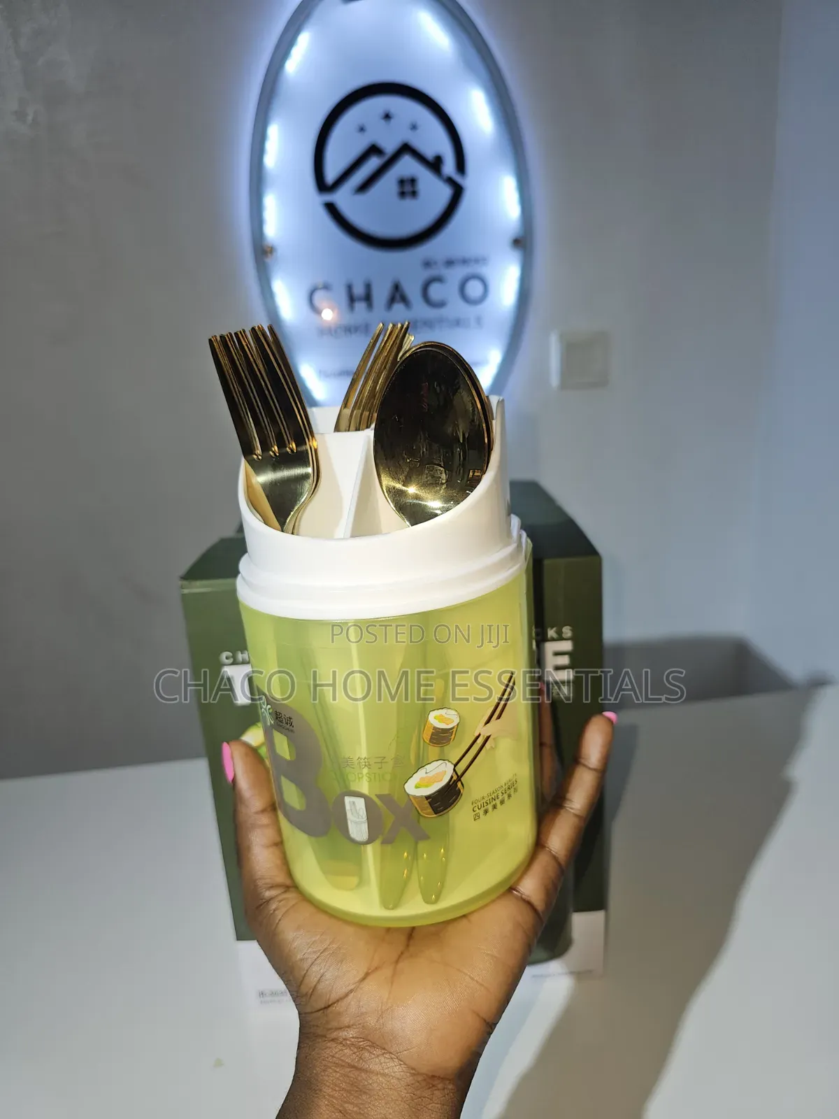 Acrylic Cutlery Holder Chopstick Box