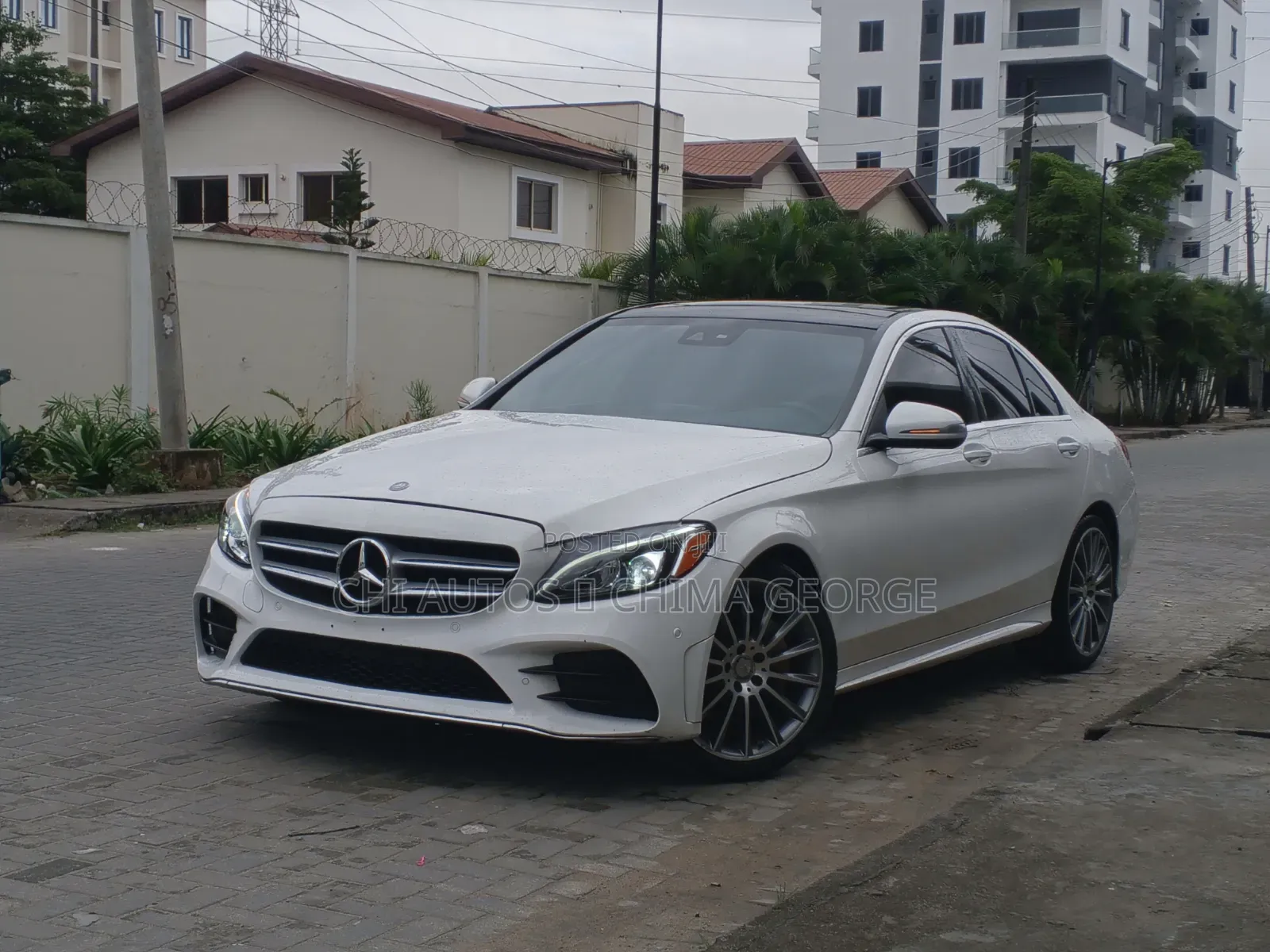 Mercedes-Benz C-Class C 450 AMG 4MATIC (W205) 2015 White