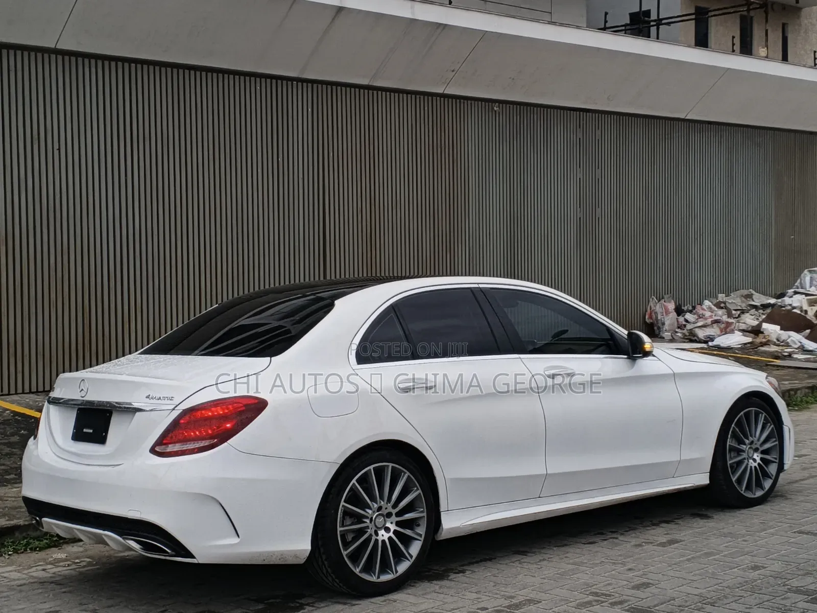 Mercedes-Benz C-Class C 400 4MATIC (W205) 2015 White