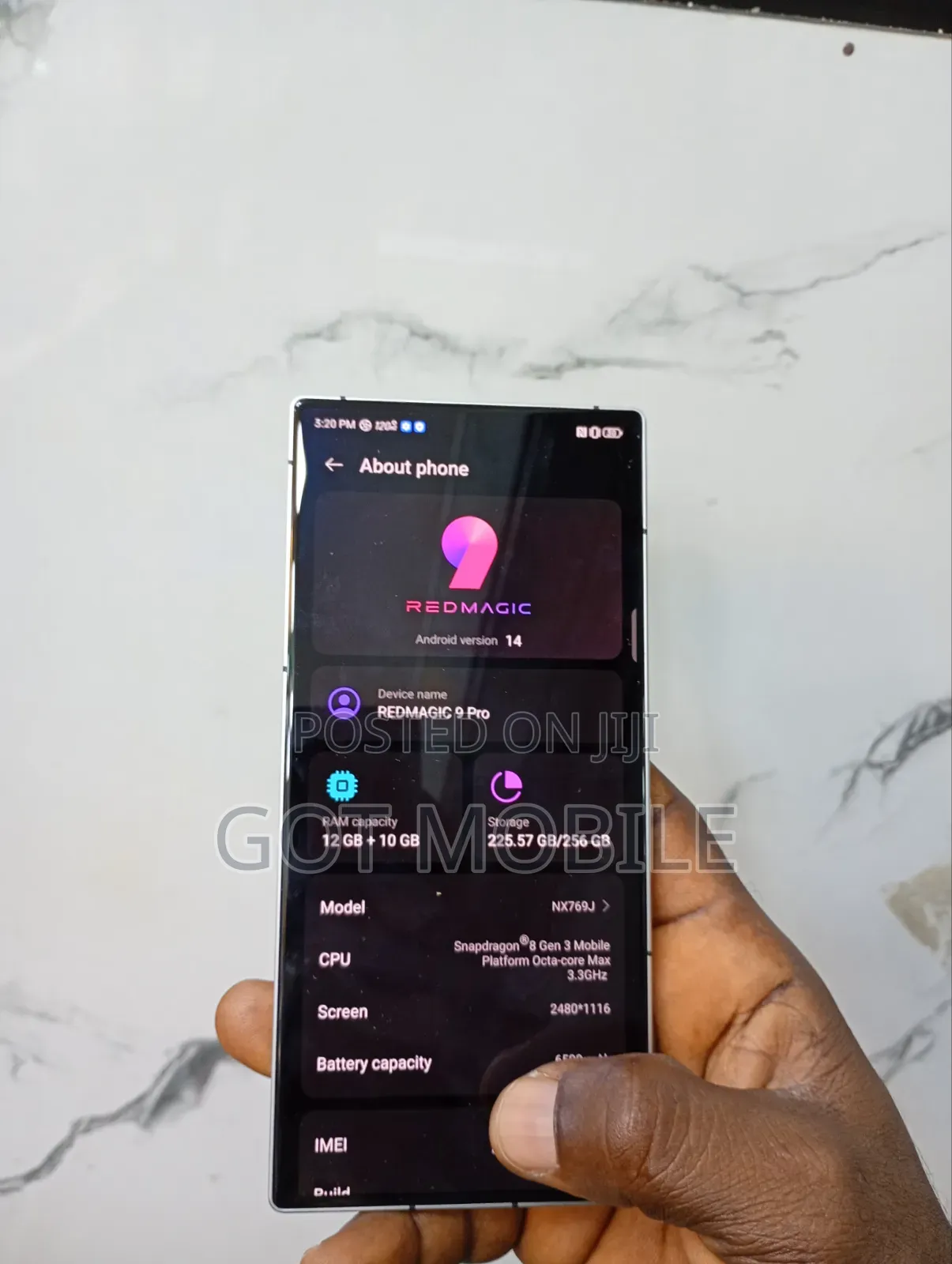 ZTE nubia RedMagic 9 Pro 256 GB White