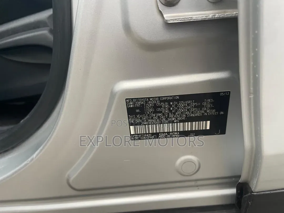 Toyota RAV4 2013 Silver