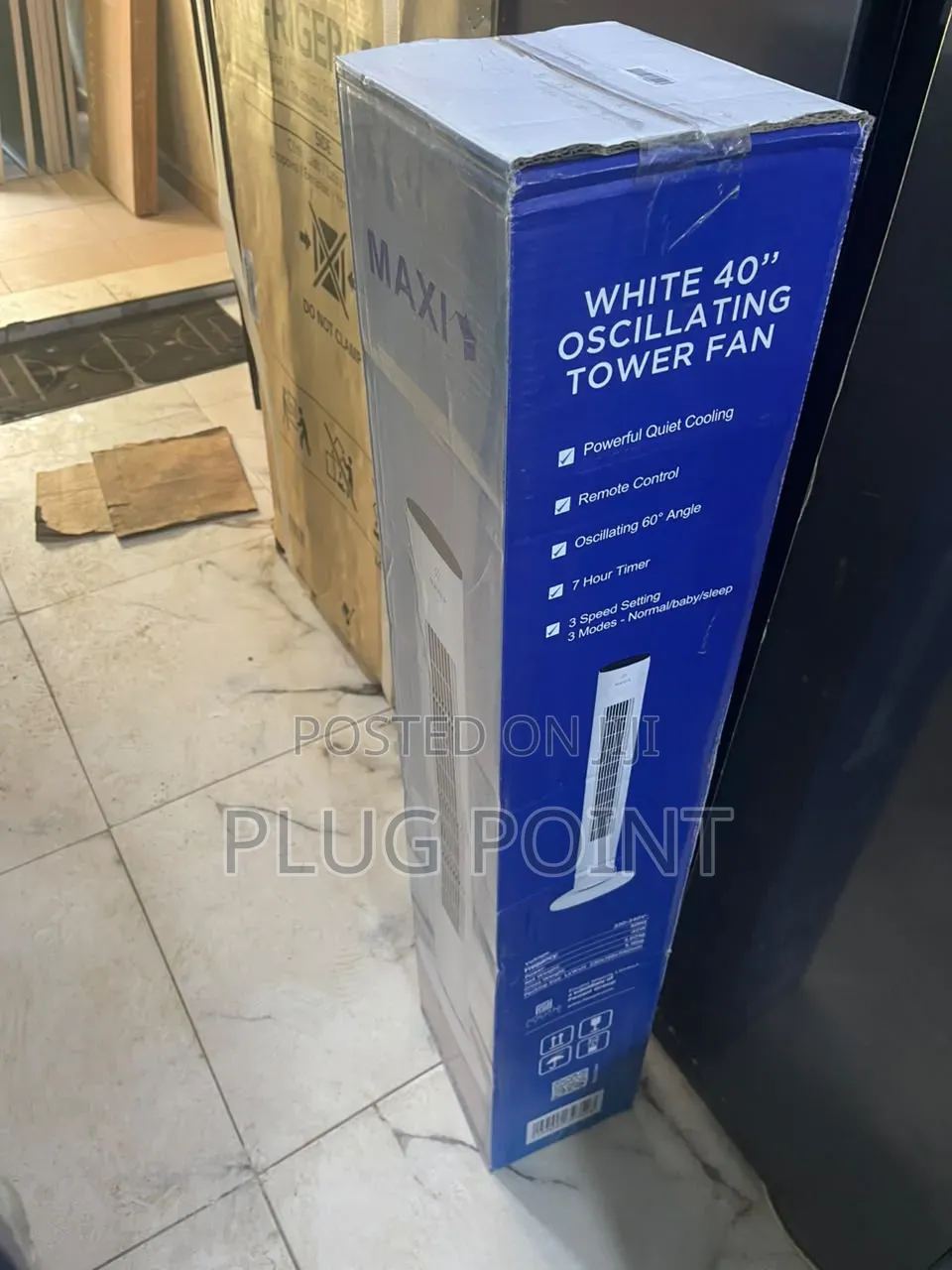 Maxi Tower Fan 40” for Bedroom, Office and Lounge