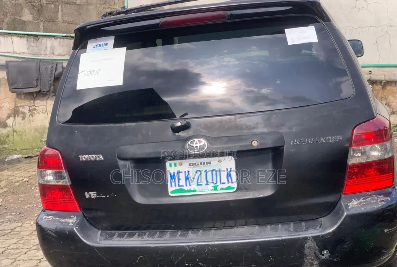 Toyota Highlander Limited V6 2006 Black