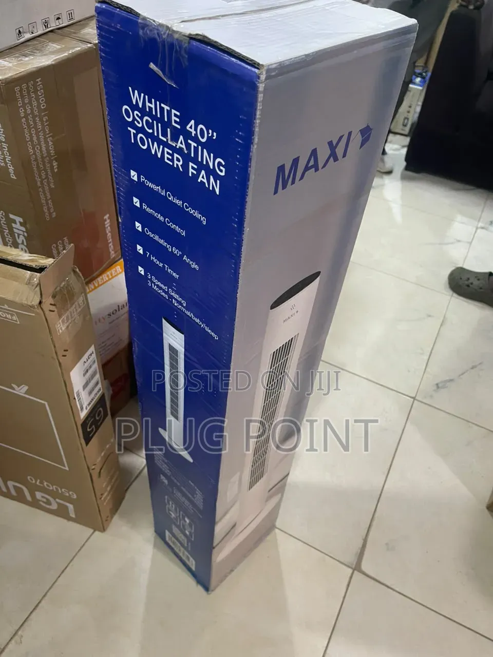 Maxi 40” High-Speed Oscillating Cooling Fan