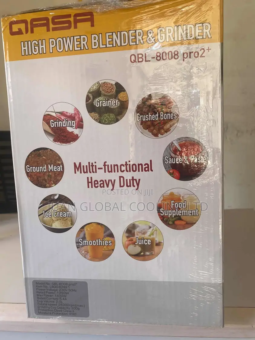 High Power Blender/Grinder QBL-8008 Pro2+