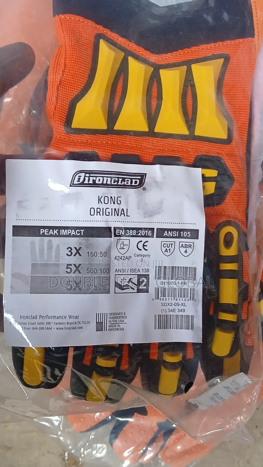 KONG ORIGINAL -Oil &Gas Lmpact Gloves