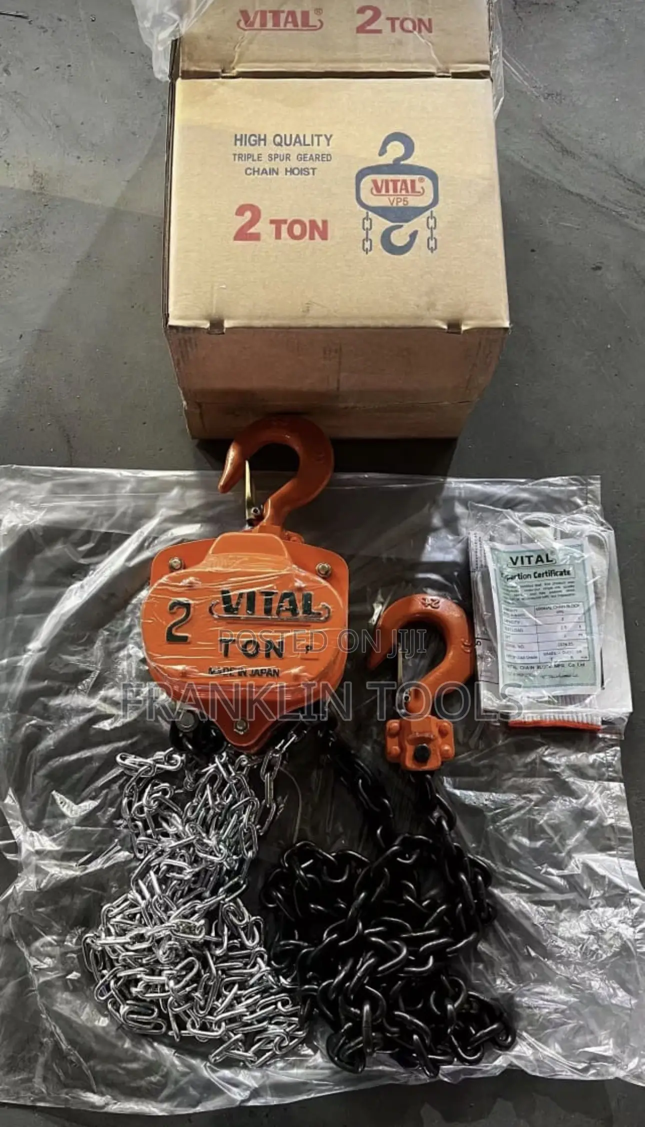 Vital 2-Ton Chain Block
