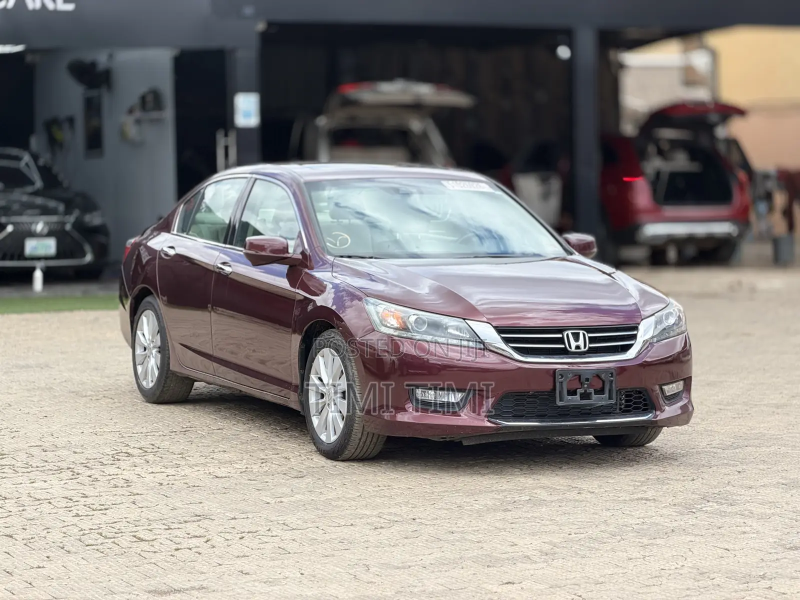 Honda Accord EX-L V6 w/Navigation 4dr Sedan (3.5L 6cyl 6A) 2015 Red