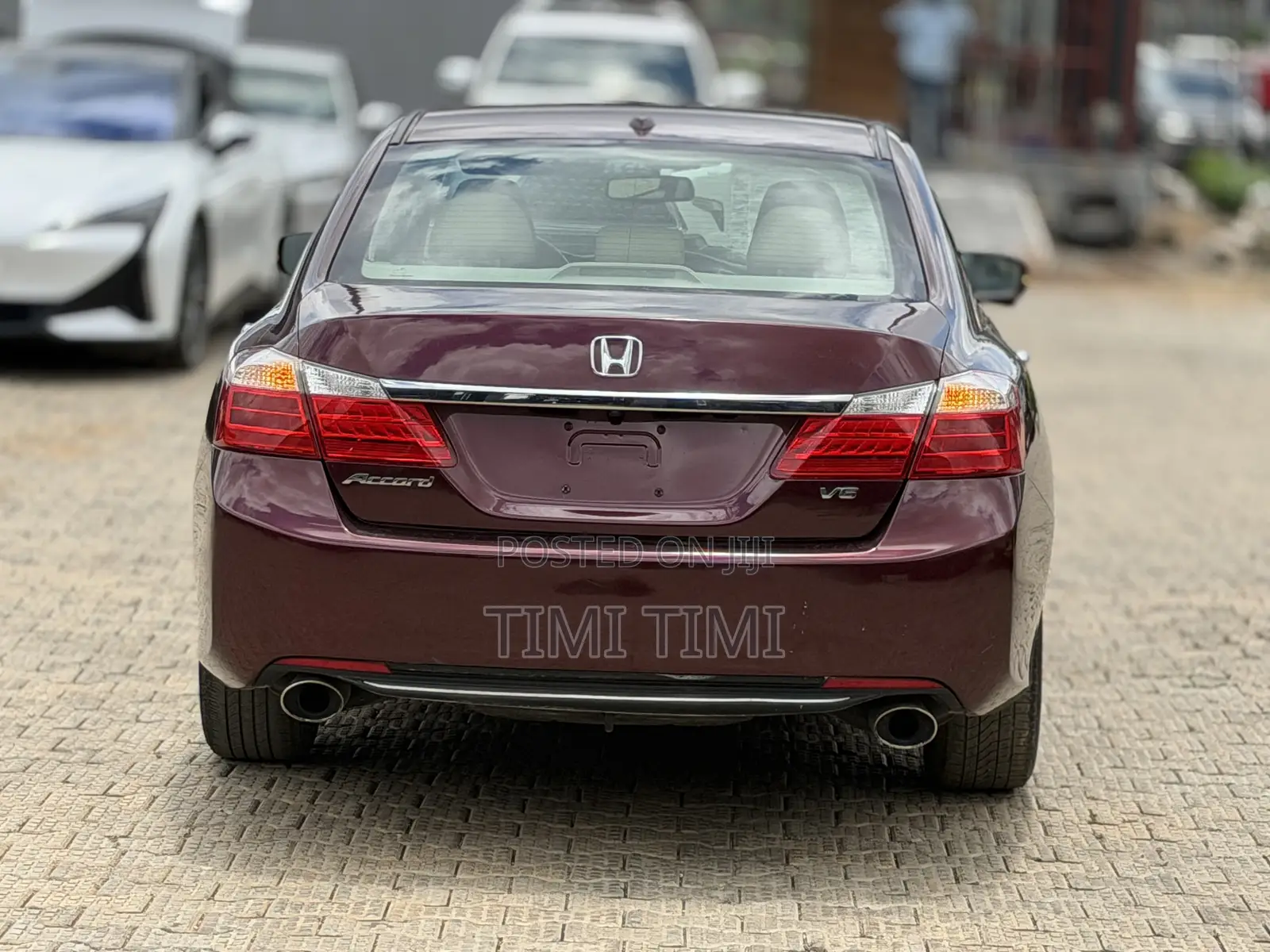 Honda Accord EX-L V6 w/Navigation 4dr Sedan (3.5L 6cyl 6A) 2015 Red