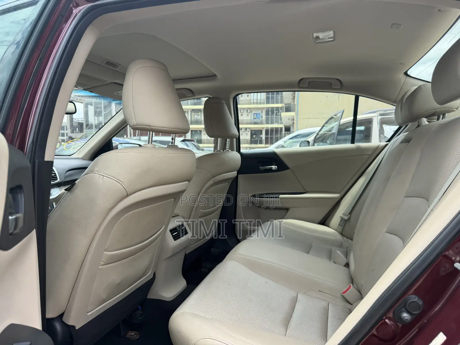 Honda Accord EX-L V6 w/Navigation 4dr Sedan (3.5L 6cyl 6A) 2015 Red