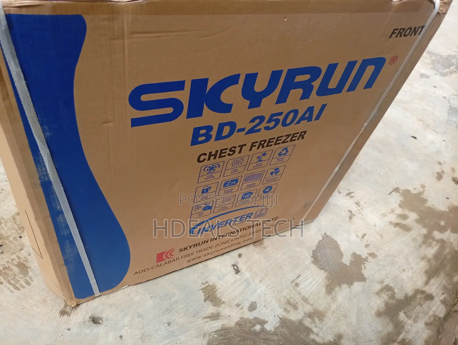 Inverter Skyrun BD-250AI Deep Freezer – Perfect for Meat