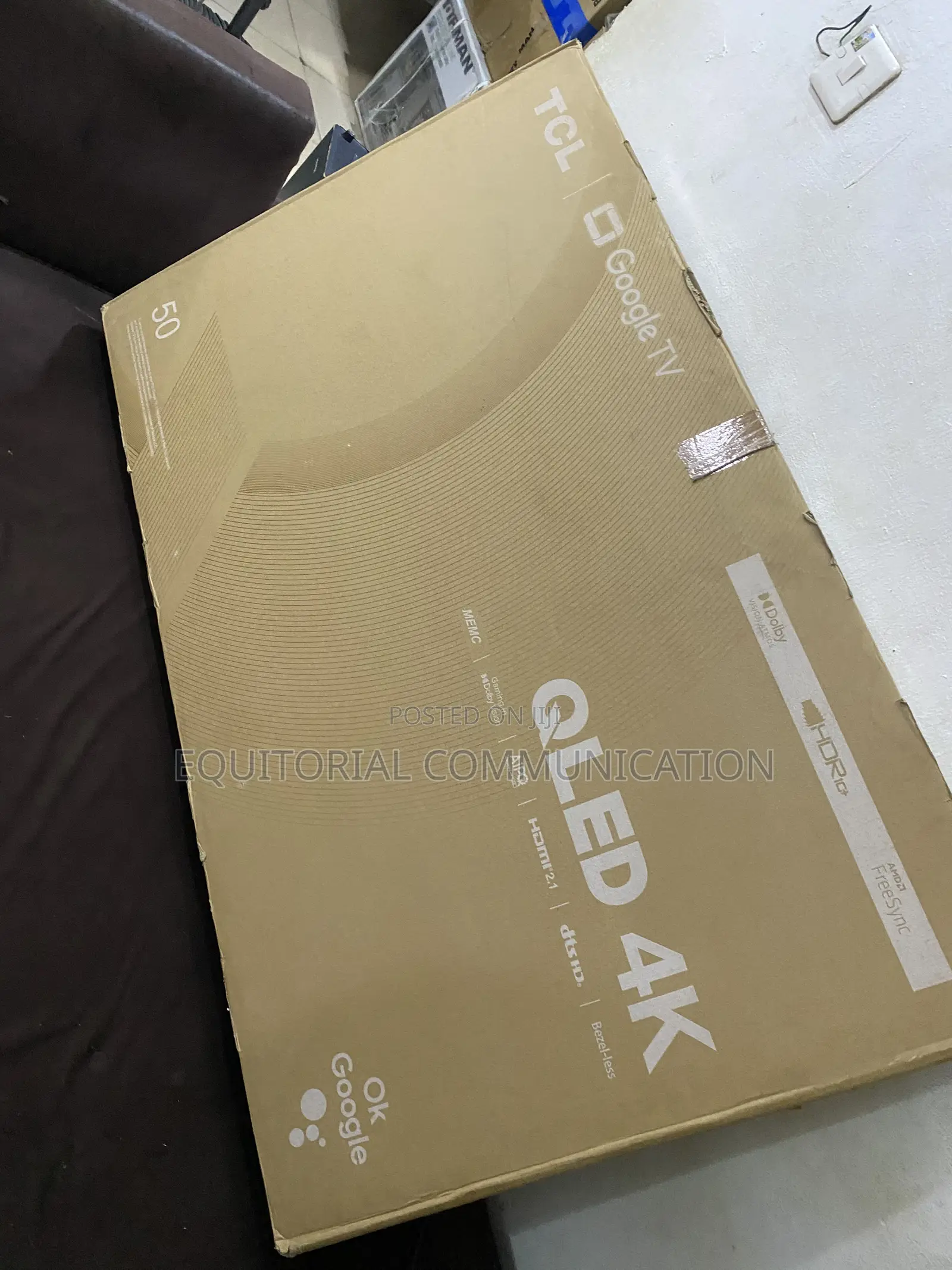 TCL 50 Inch 50c645 Qled Smart TV With 100-240v Input