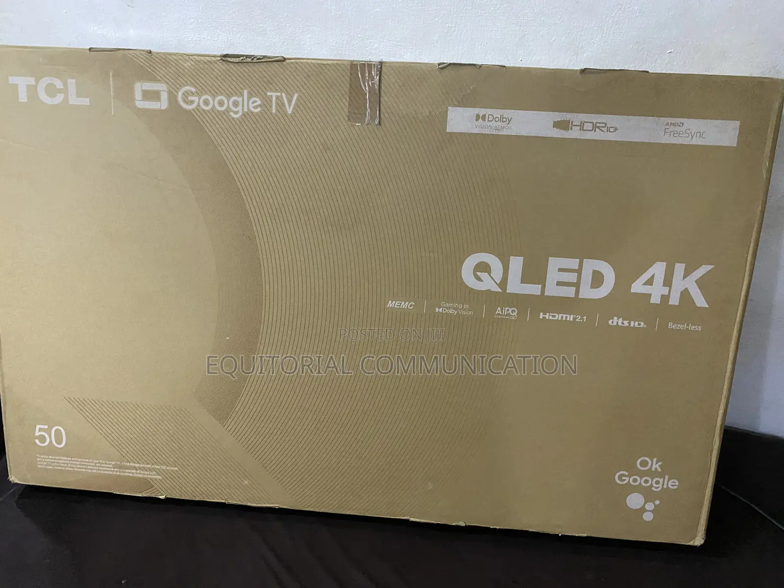 TCL 50 Inch Smart Qled TV 50c645 100-240v Wide Voltage