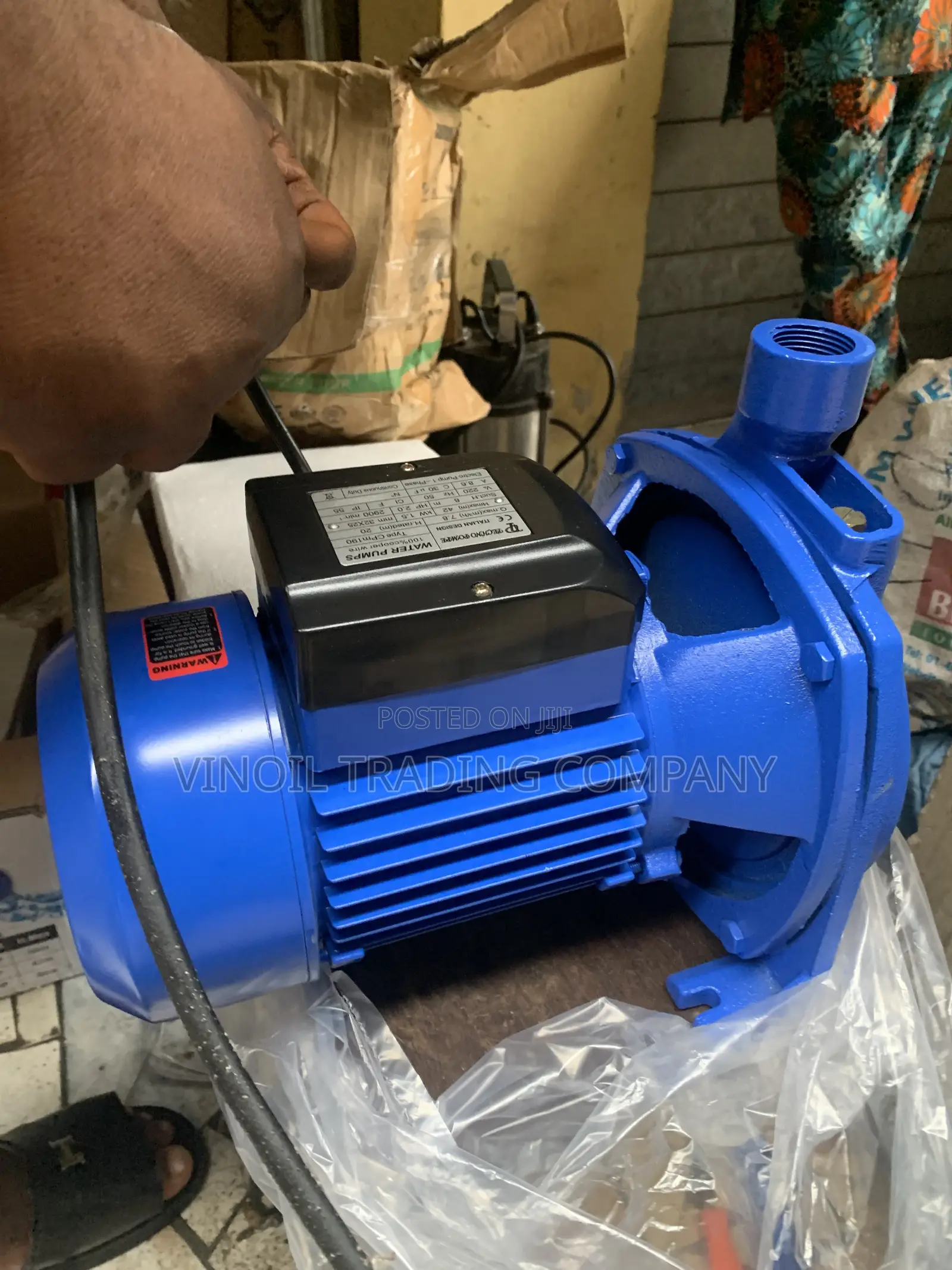 Centrifugal Water Pump - Surface Pump - 2HP - Blue - High Flow