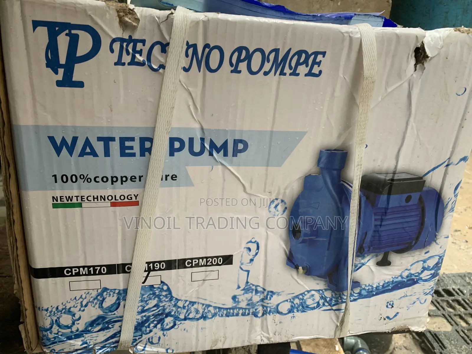 Centrifugal Water Pump - Surface Pump - 2HP - Blue - High Flow