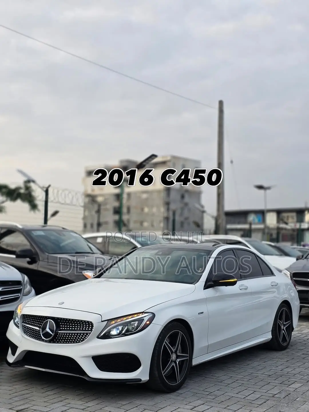 Mercedes-Benz C450 2016 White