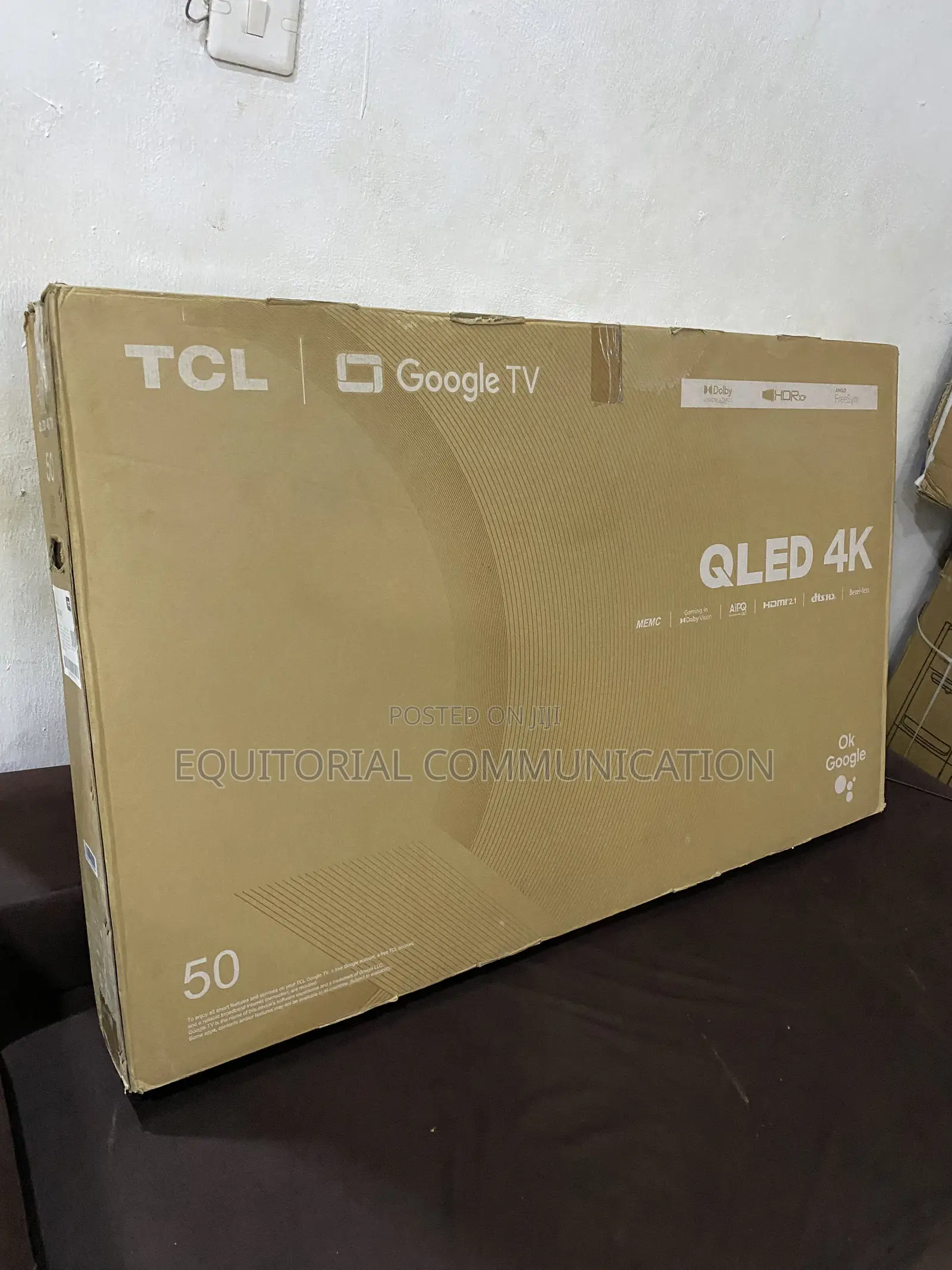 TCL 50C645 50-Inch QLED Smart Television Wide Voltage 100-240v