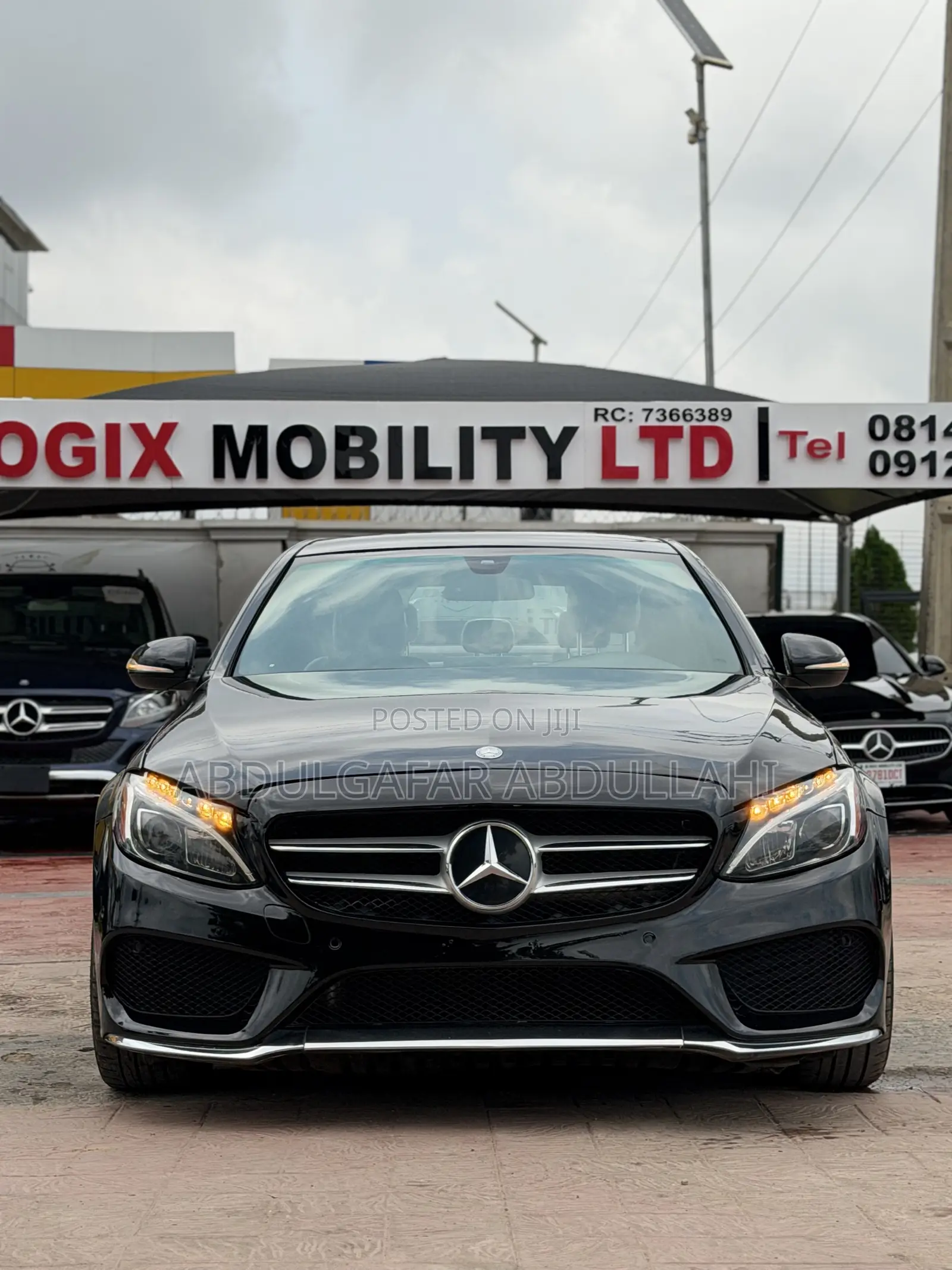 Mercedes-Benz C400 4Matic AWD Sedan (3.0L V6 7A) 2015 Black