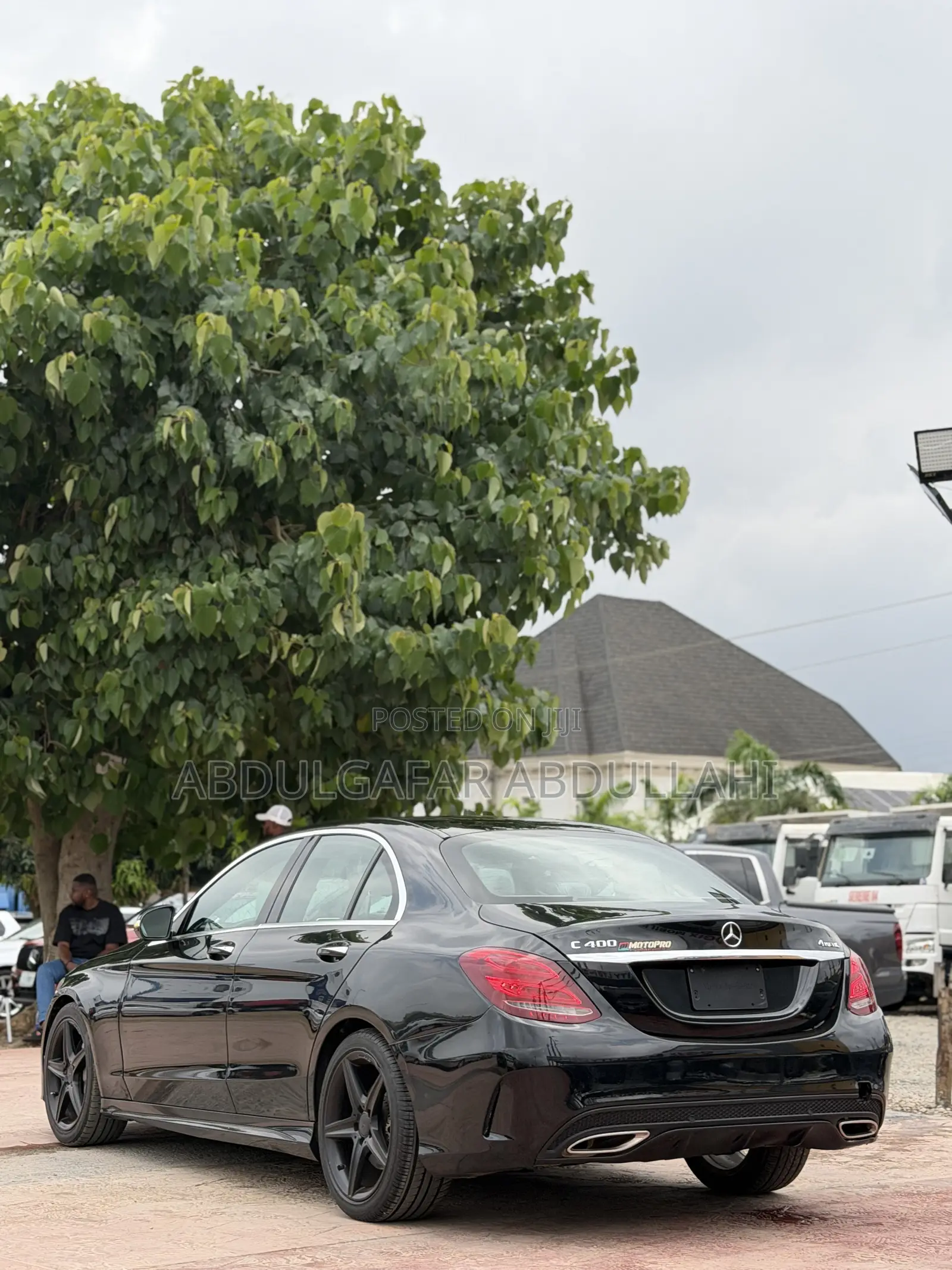 Mercedes-Benz C400 4Matic AWD Sedan (3.0L V6 7A) 2015 Black