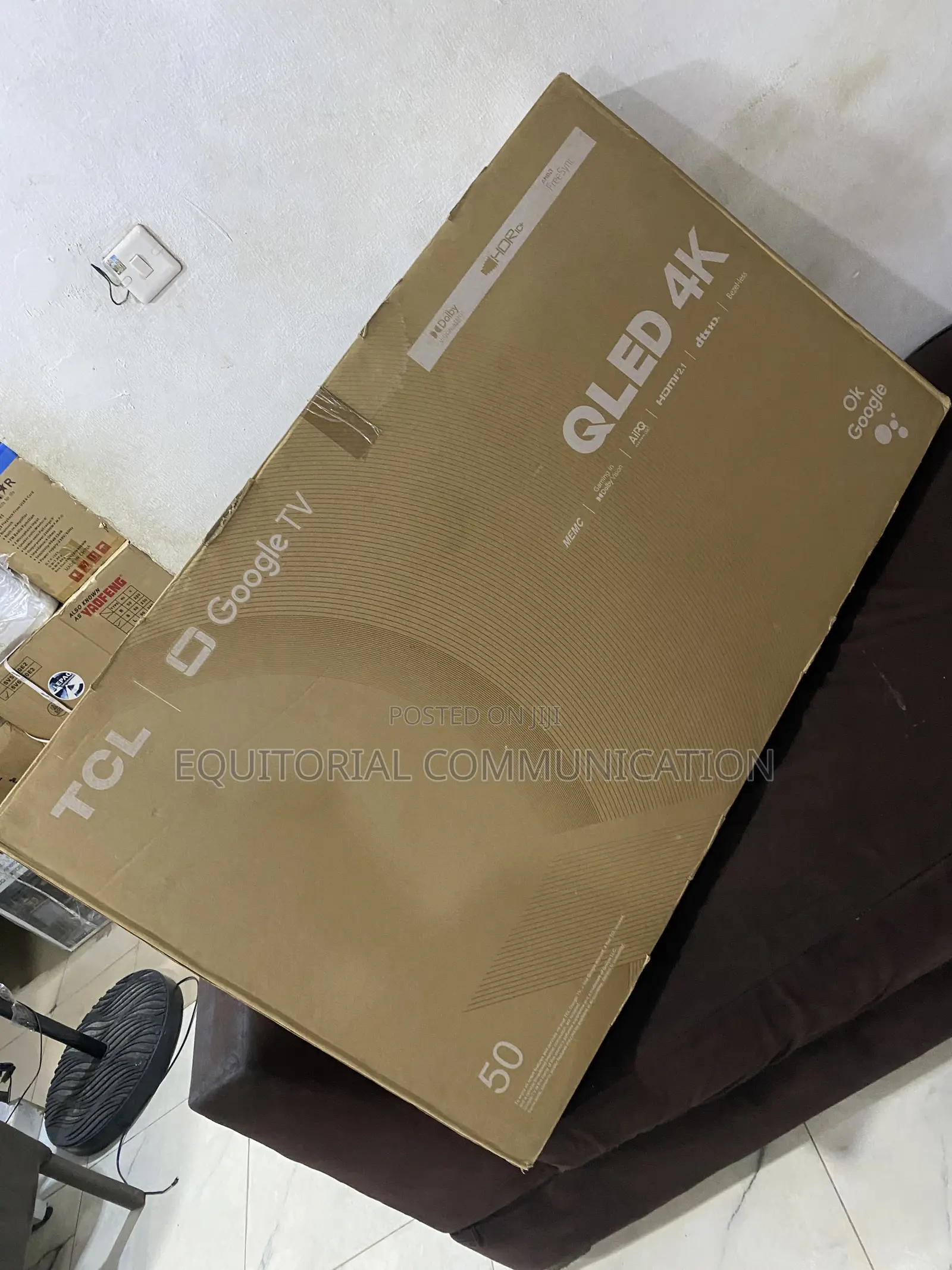 TCL 50 Inch 50c645 Qled Smart TV With 100-240v Supply