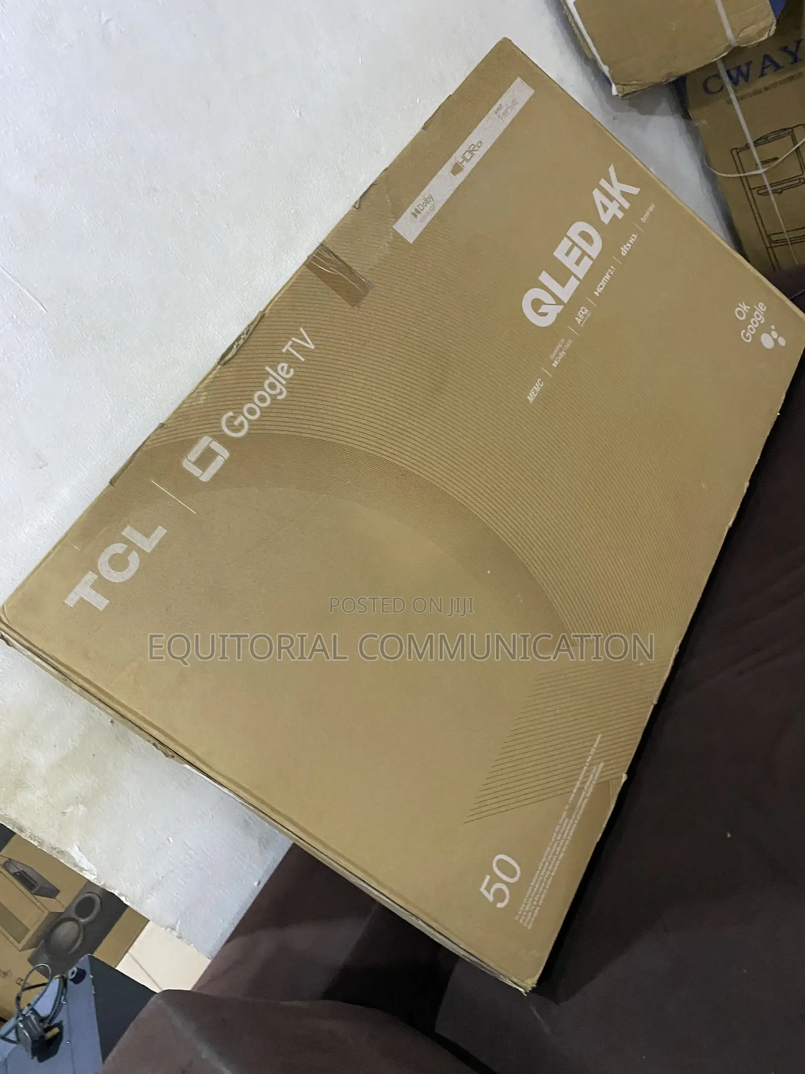 TCL 50 Inch 50c645 Qled Smart TV With 100-240v Supply