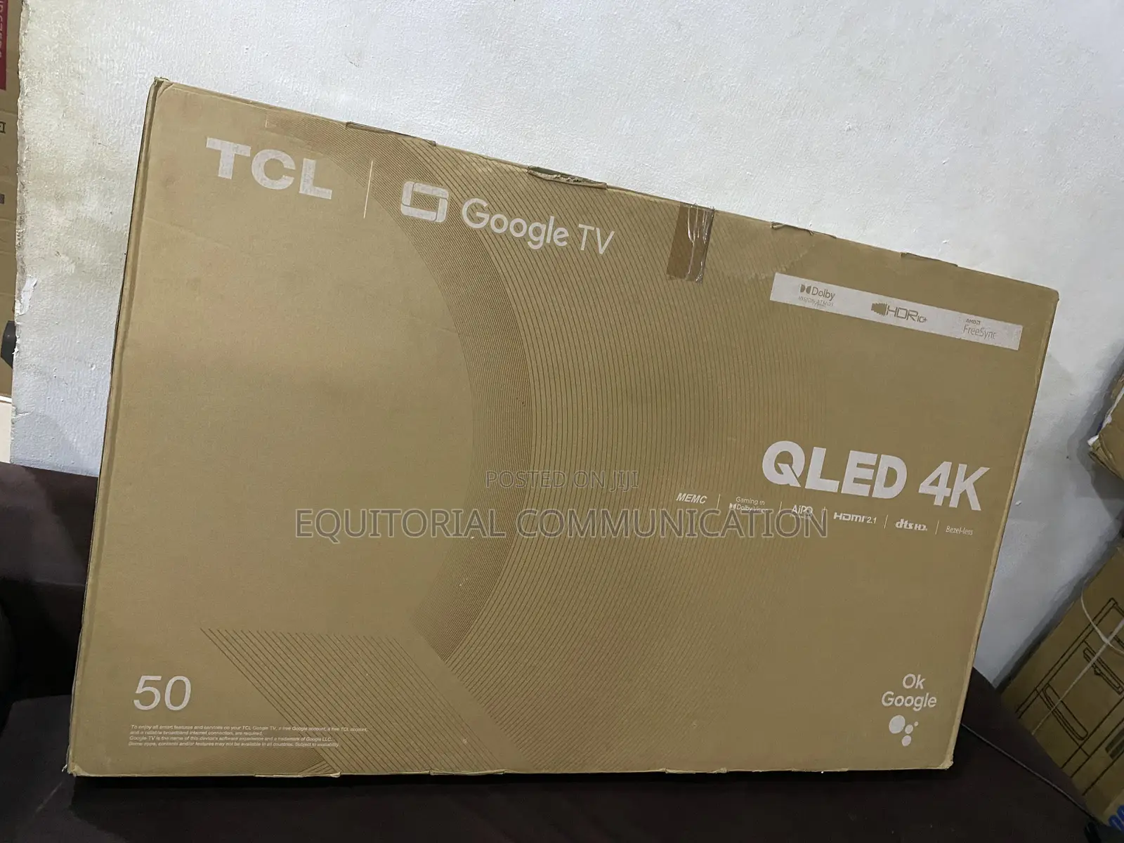 TCL 50 Inch Qled Smart TV 50c645 With 100-240v Compatibility