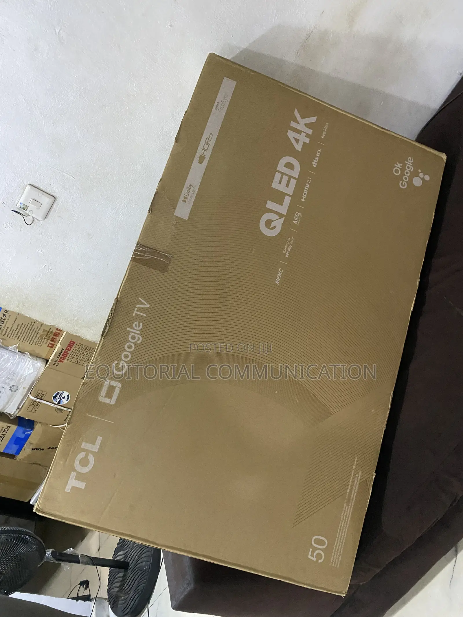 TCL 50 Inch Qled Smart TV 50c645 With 100-240v Compatibility