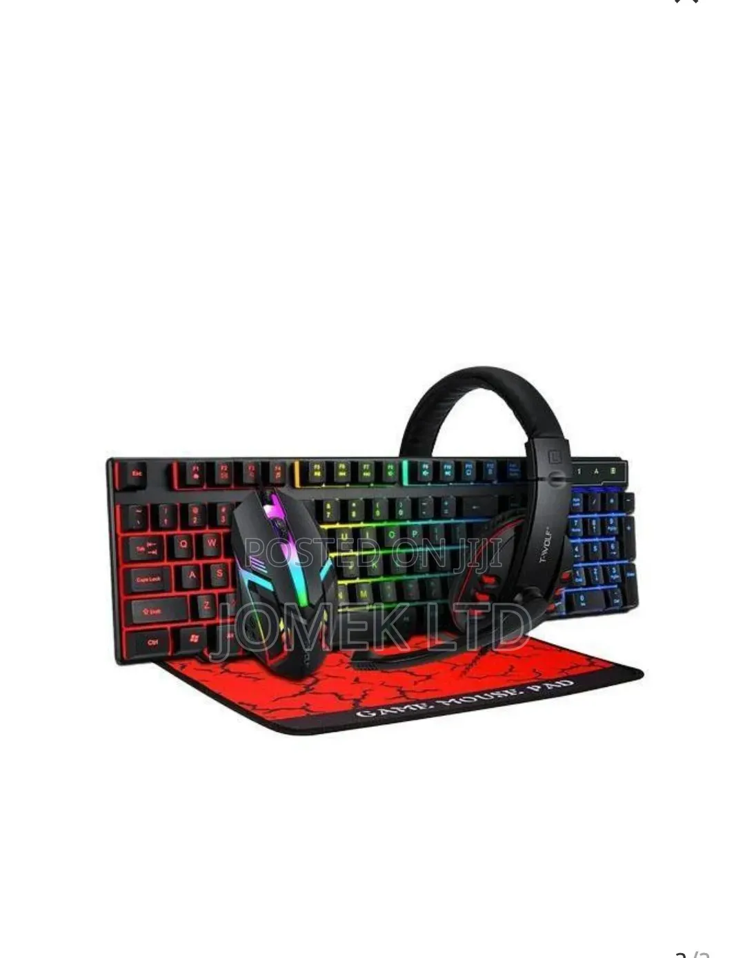 4-in-1 Gaming Combo, a Budget-Friendly Wired Bundle for PCs and Laptop