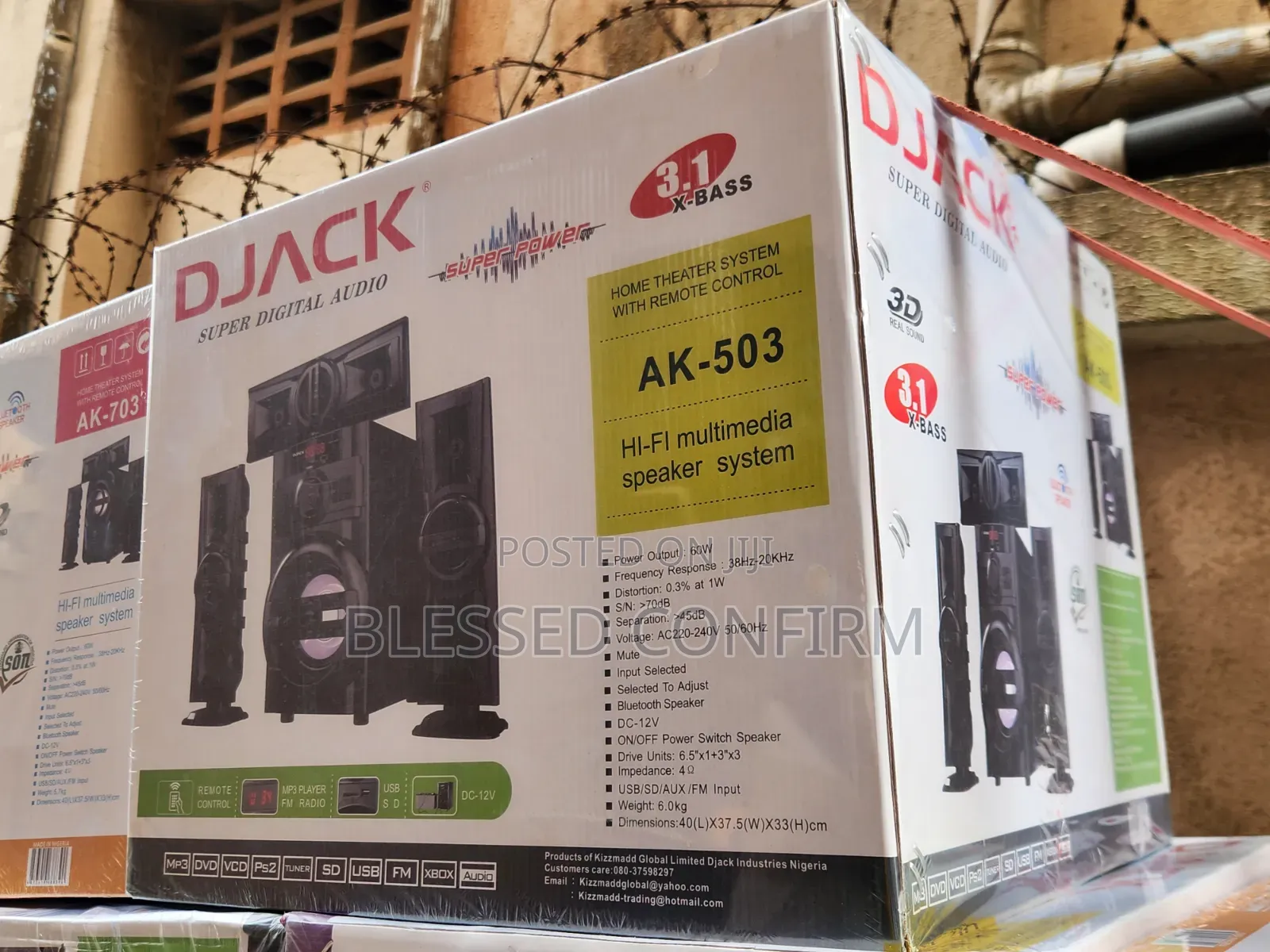 DJACK AK-503 Bluetooth Surround Sound Speaker System