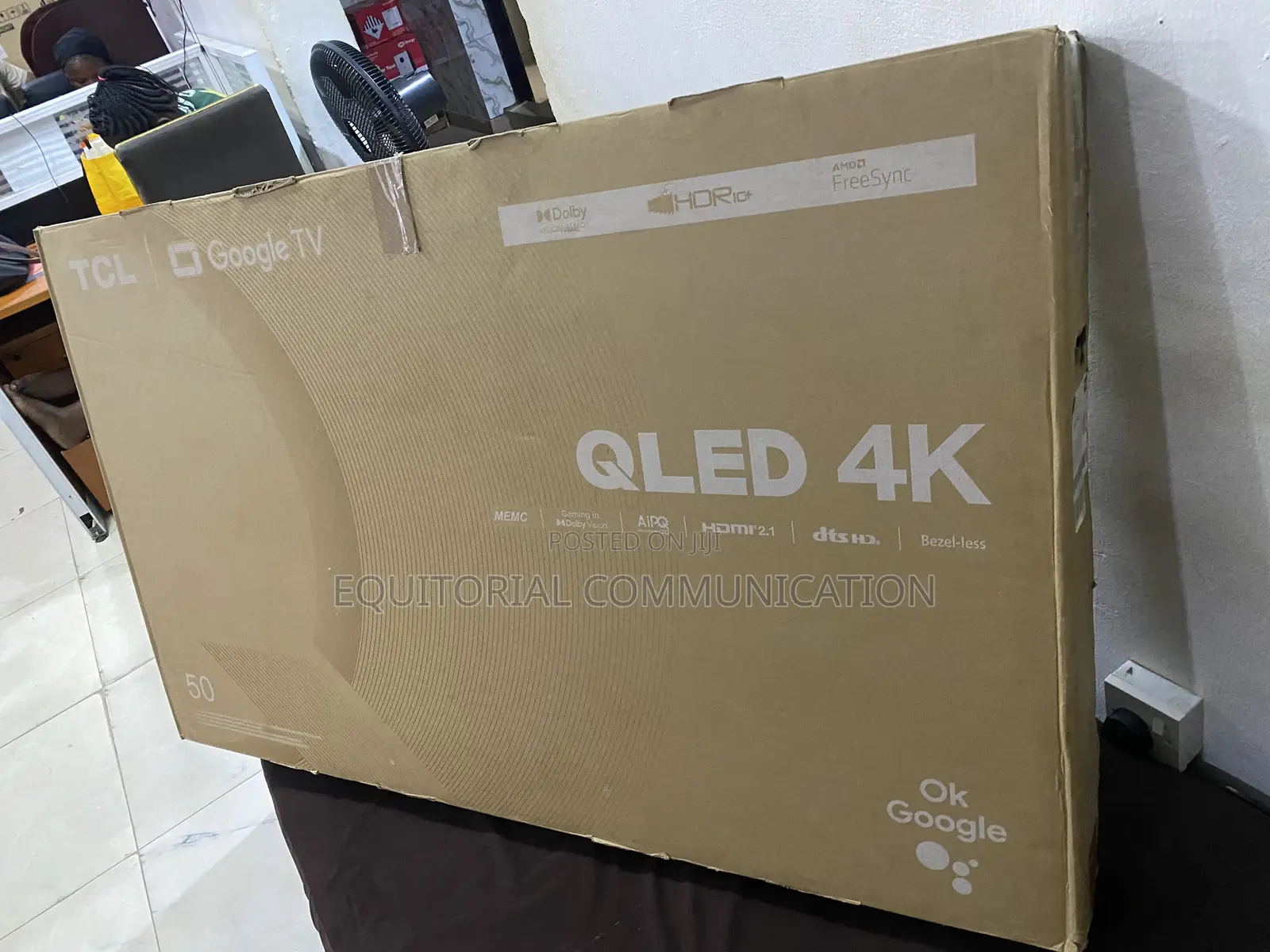 TCL 50 Inch 50c645 Qled Smart TV for Entertainment 100-240v