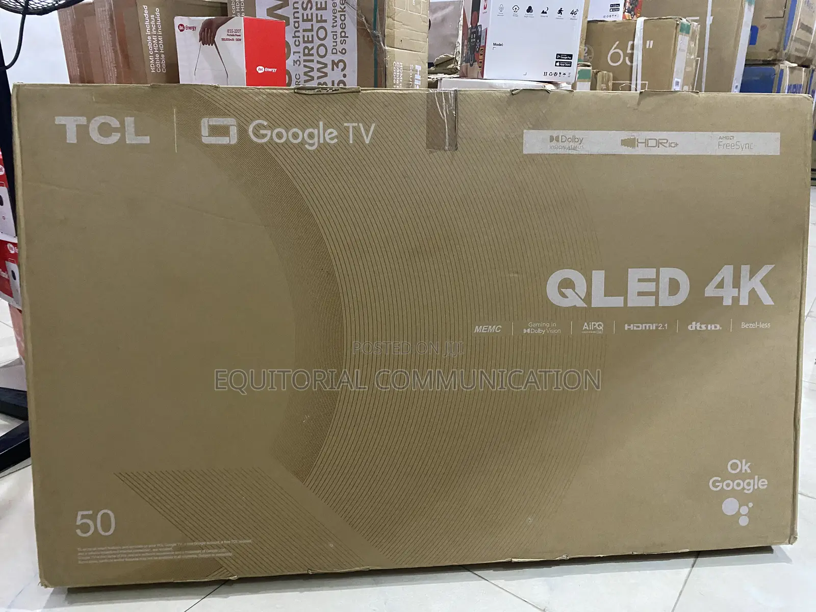 TCL 50 Inch 50c645 Qled Smart TV for Entertainment 100-240v