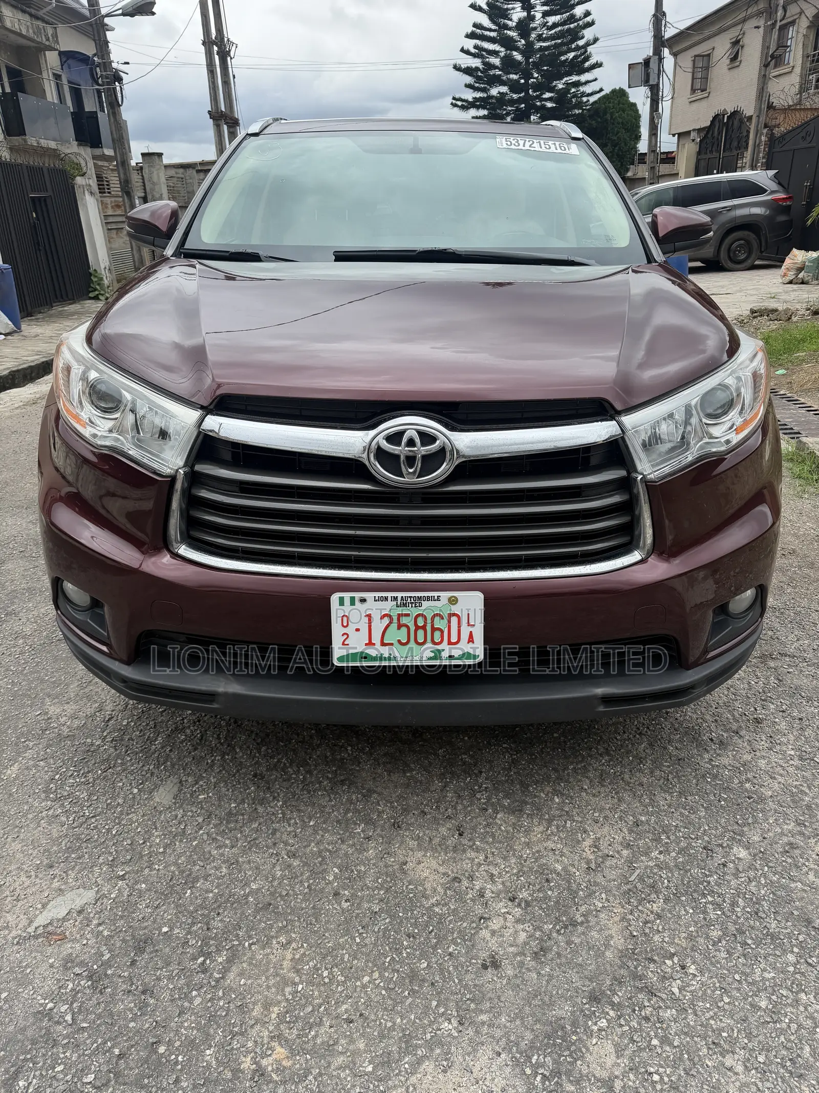 Toyota Highlander XLE 4dr SUV AWD (3.5L 6cyl 6A) 2015 Burgundy