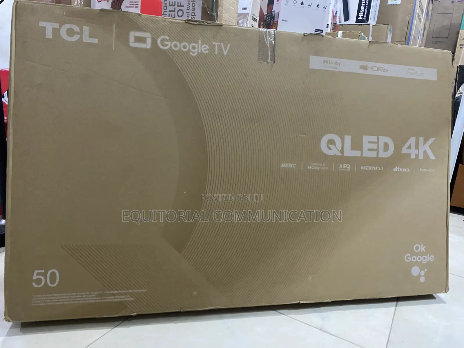 TCL 50c645 50-Inch Qled Smart TV for Living Room 100-240v