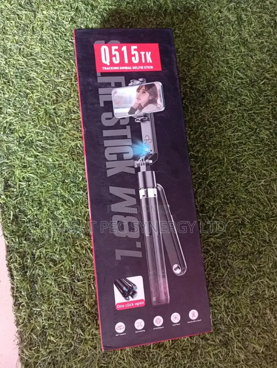 Q515 Tracking Gimbal Selfie Stick - Ai Face Tracking (Tripod)