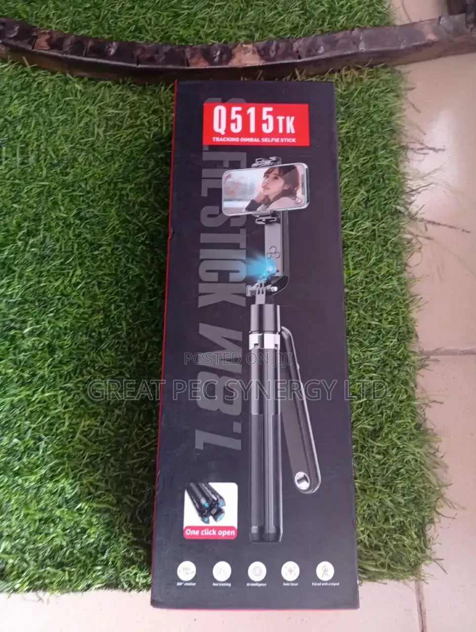 Q515 Tracking Gimbal Selfie Stick - Ai Face Tracking (Tripod)