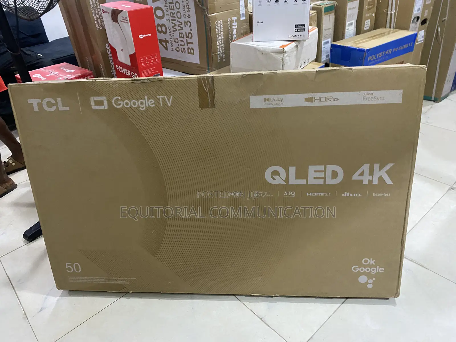TCL 50 Inch 50c645 Qled Smart TV With Ultra Hd Display 100-240v