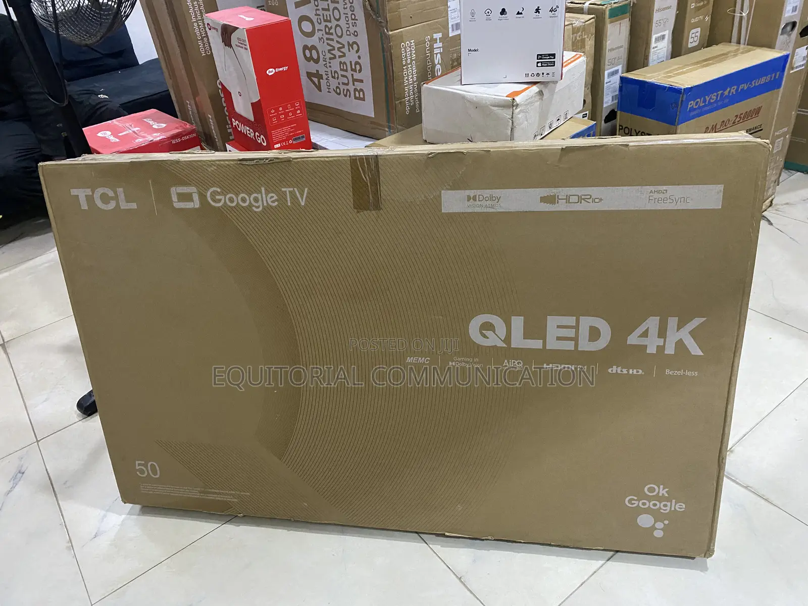 TCL 50c645 50-Inch Smart Qled TV With Ultra Hd Resolution 100-240v
