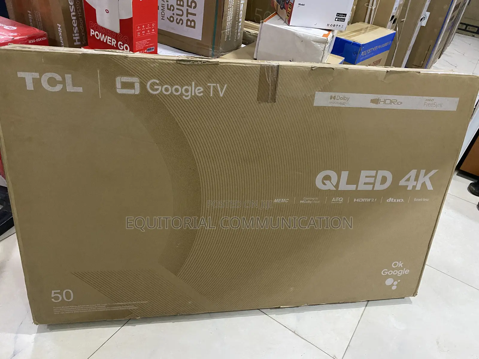 TCL 50c645 50-Inch Smart Qled TV With Ultra Hd Resolution 100-240v