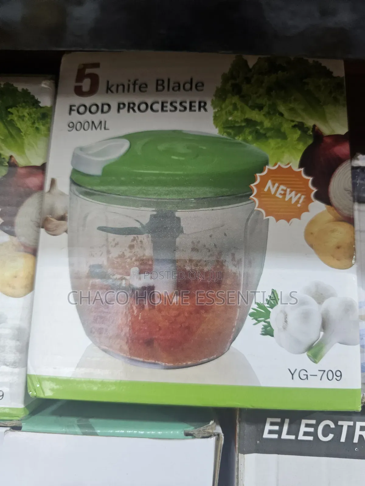 900ml Manual Speedy Chopper / 5-Blade Food Processor