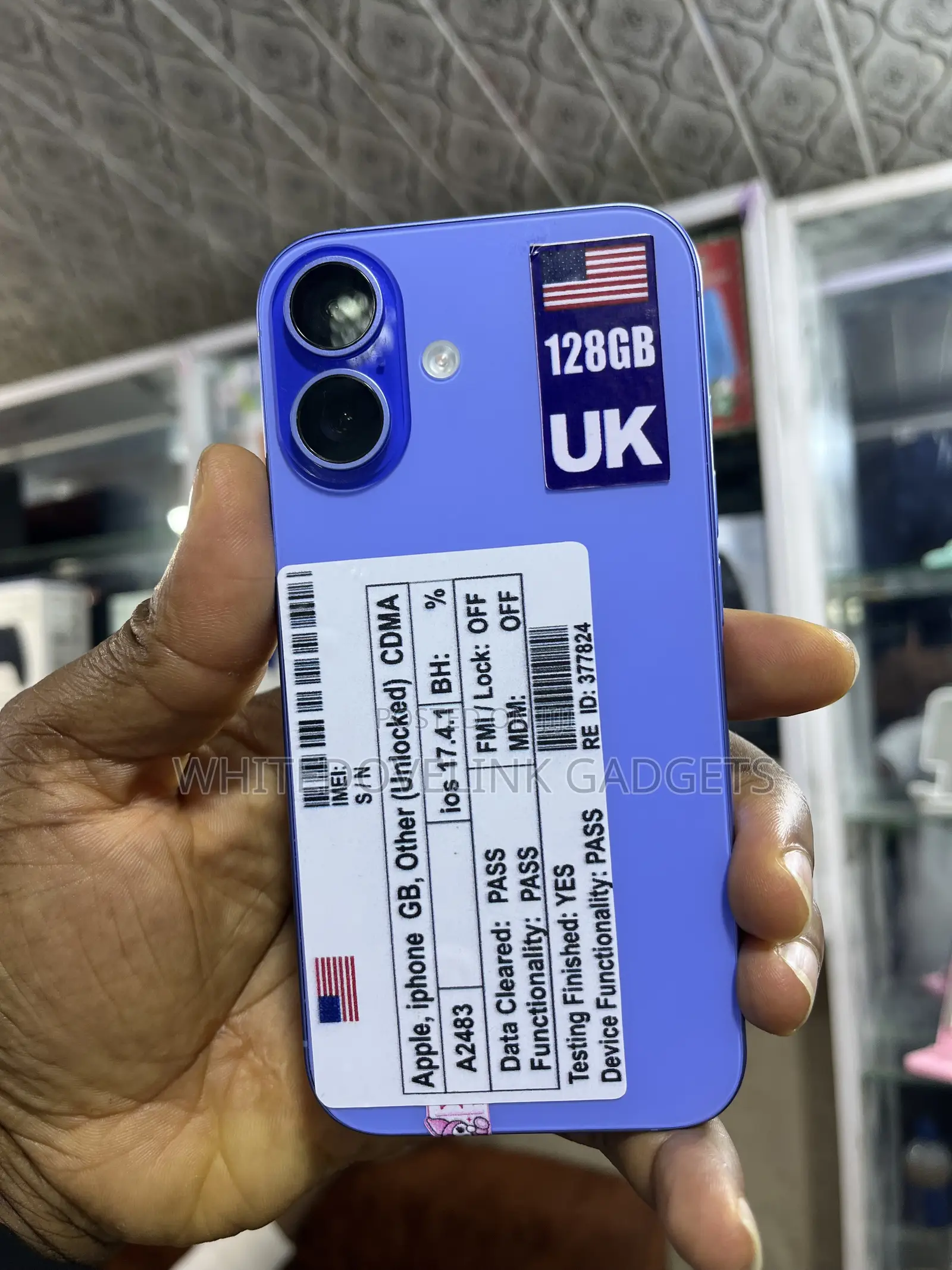 Apple iPhone 16 128 GB Blue