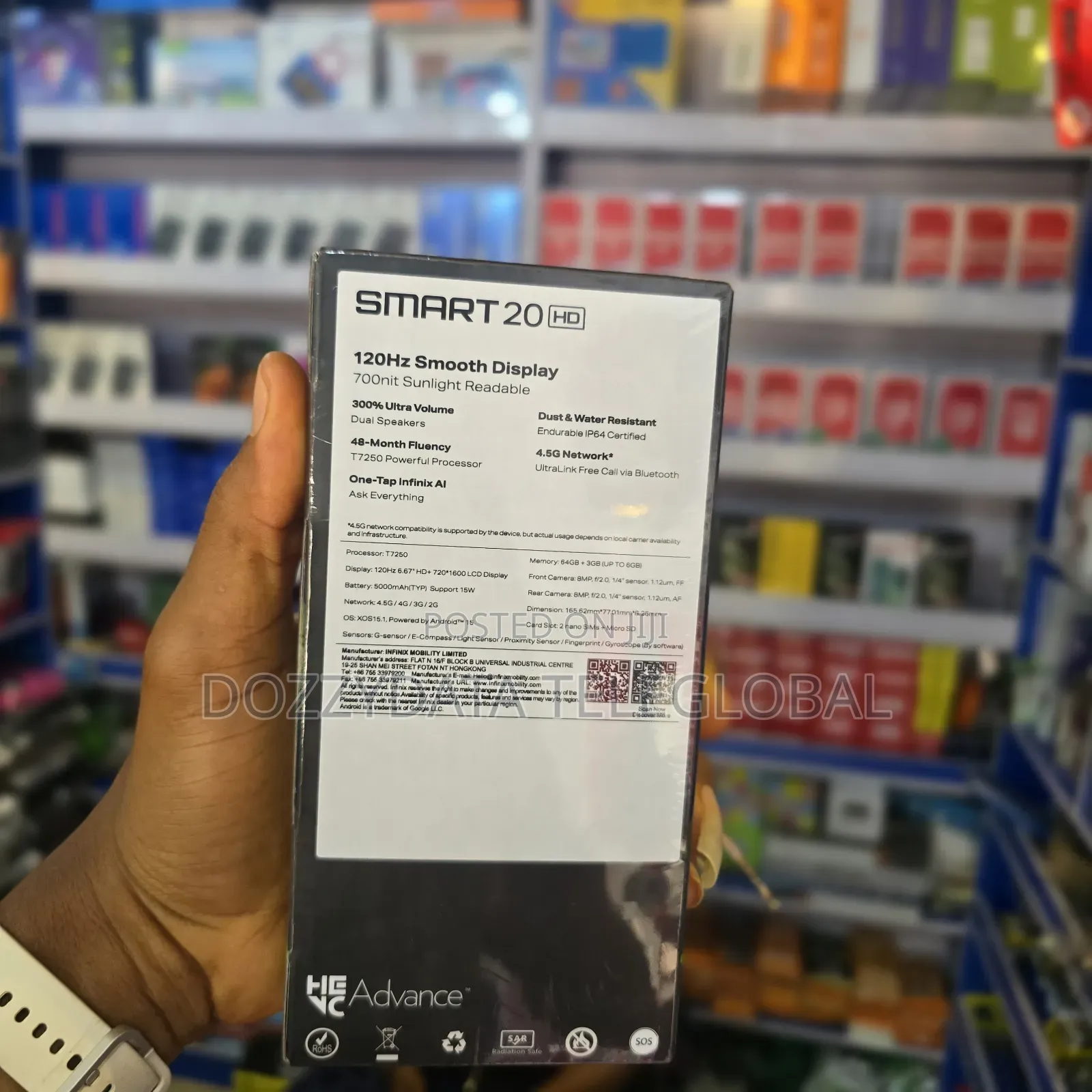 New Infinix Smart 20 64 GB Black